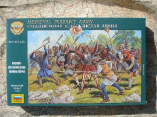 Zvezda 8059  MEDIEVAL PEASANT ARMY